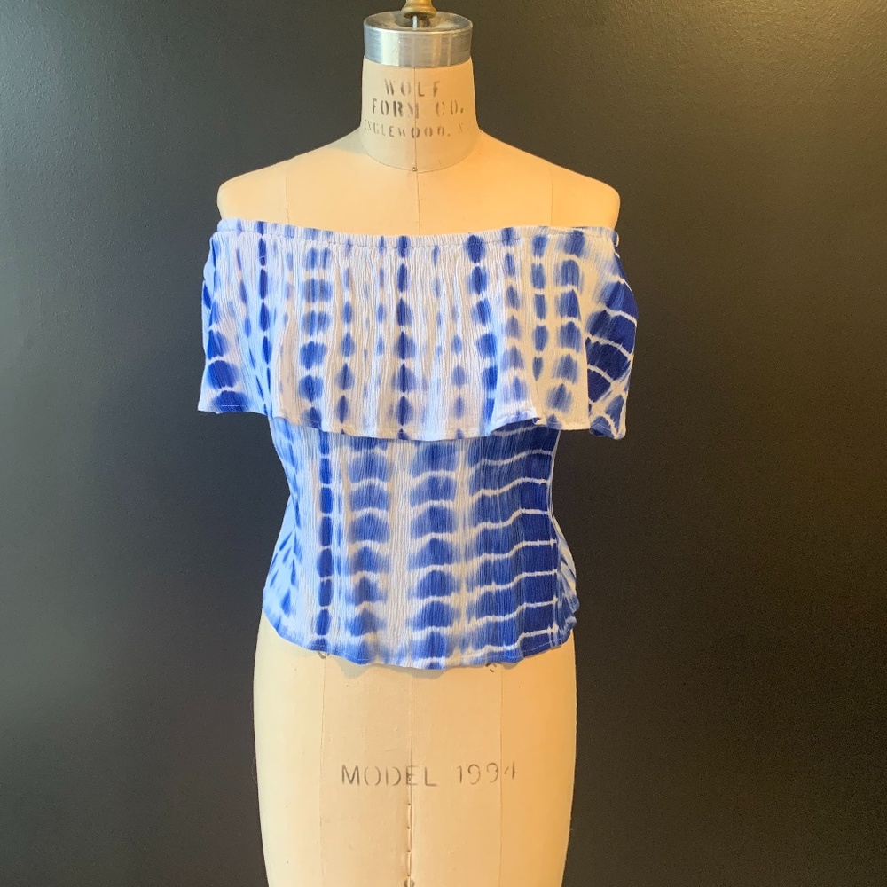 Forever 21 Tie Dye off shoulder top